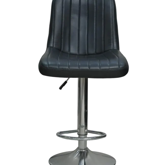 OffheMan BAR STOOL Low Back Bar Stool -  Black
