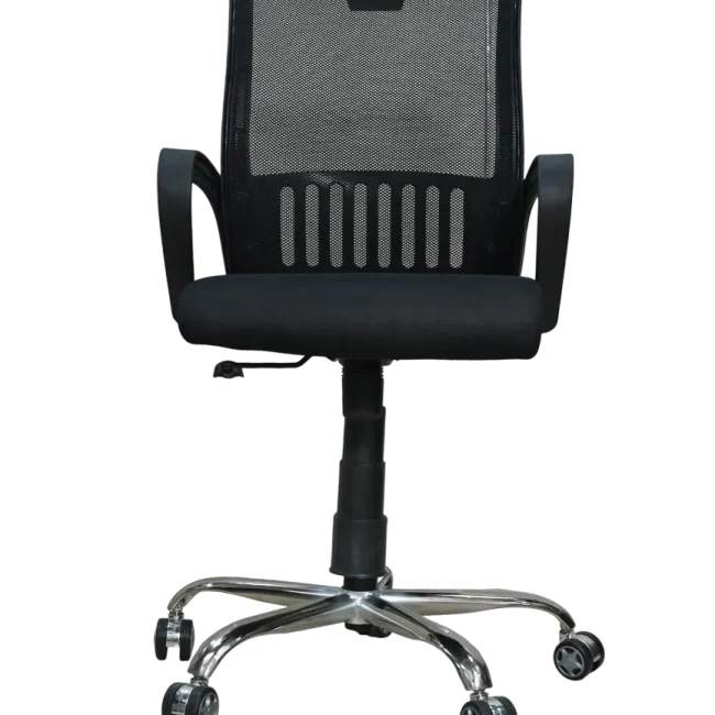 OffheMan LOTUS Mid Back Ergonomic Office Chair -  Black